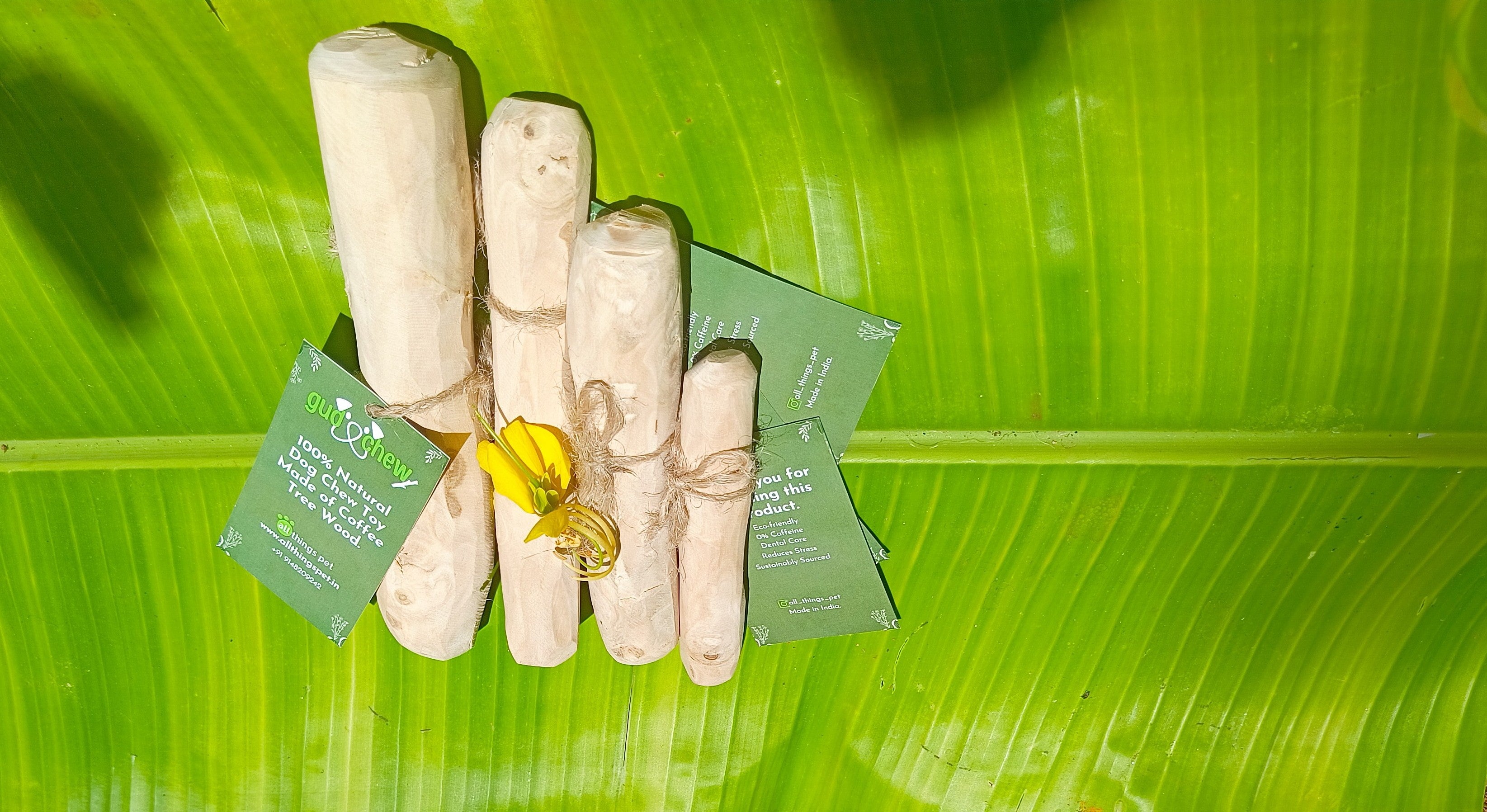 GudChew Coffee Wood Dog Toy