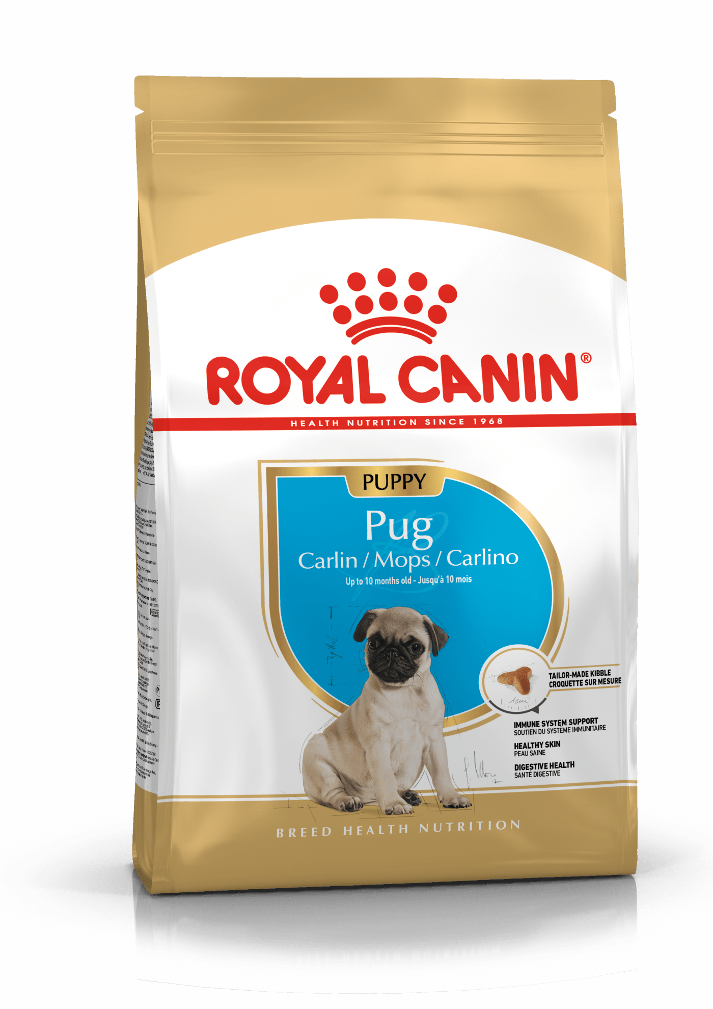 Pug royal discount canin food