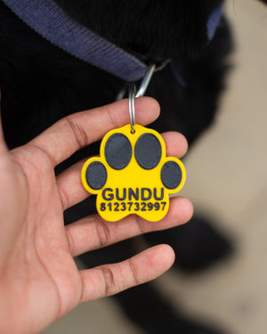 Buy Dog Name Tag Paw Free Shipping All Things Pet